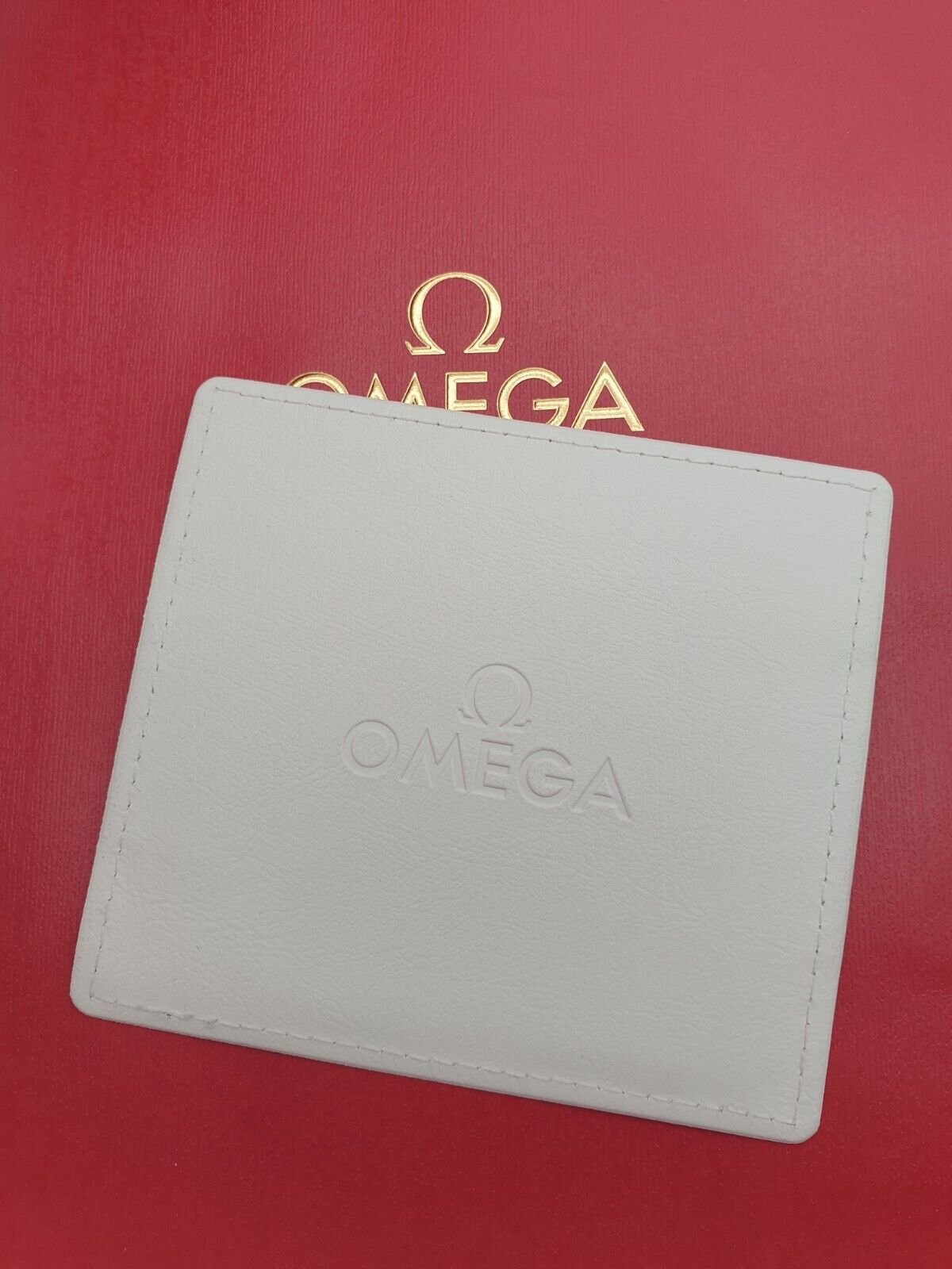 Omega Card Holder /Kartenhalter /Etui Weiß - Neu