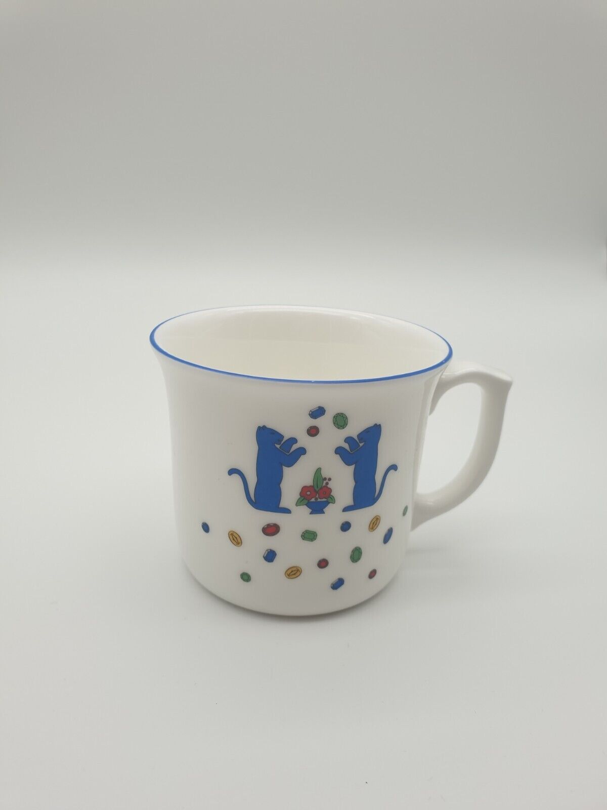 Cartier Kindertasse Weiß/Blau - Wunderbarer Zustand - Geschirr / Service