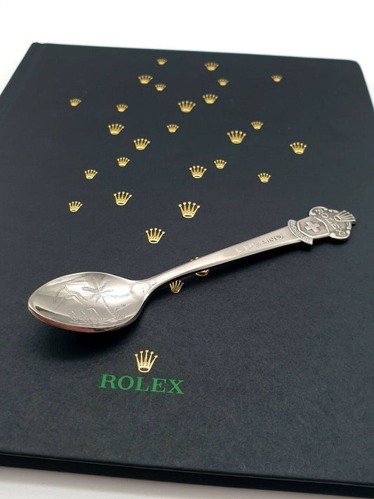 Rolex Espressolöffel/Spoon Lugano Silber/Silver Used