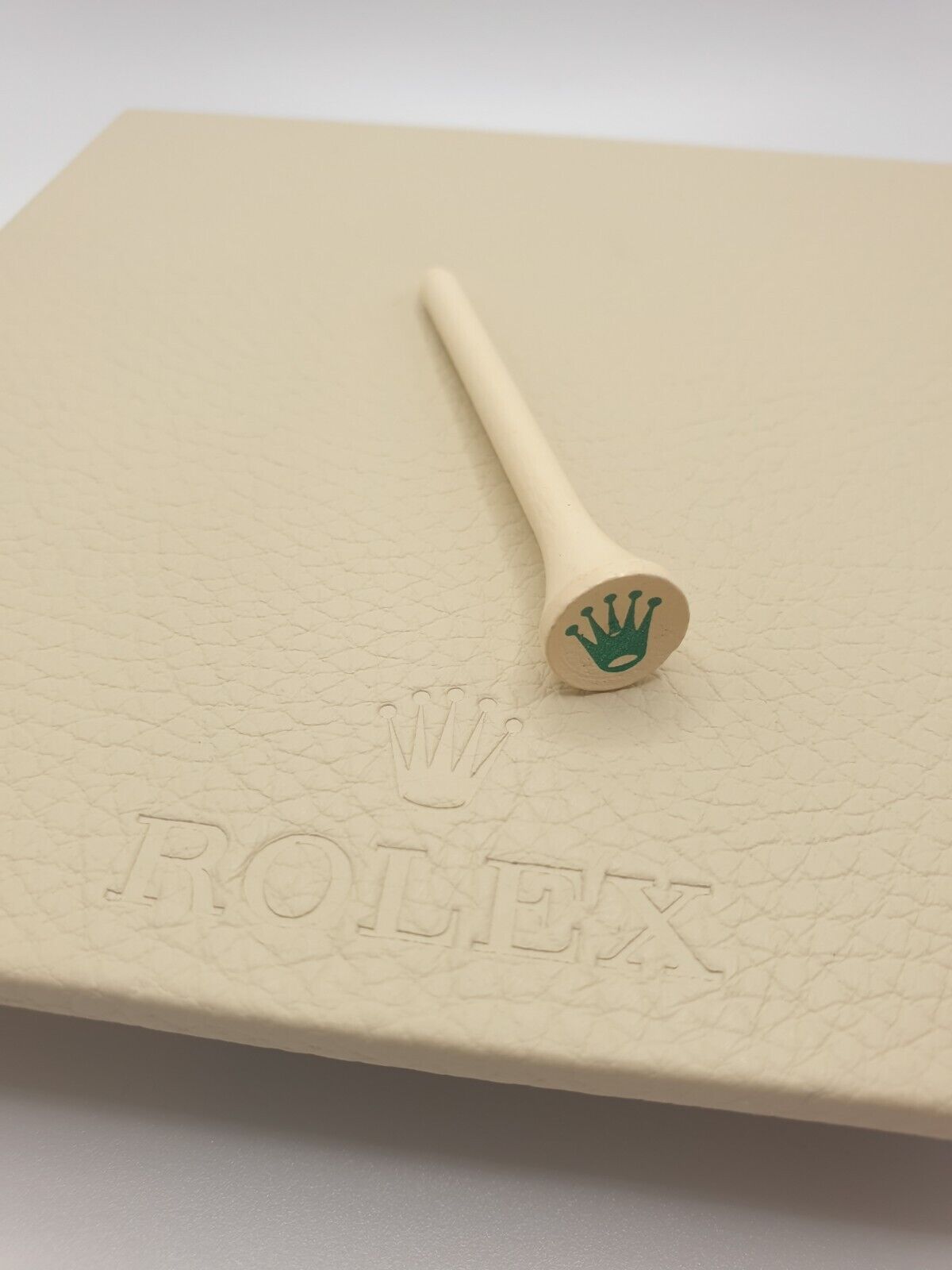 Rolex Golf Tee - Grün-Beige - Mit Logo